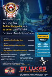 st.lukes audio music institute|visakhapatnam